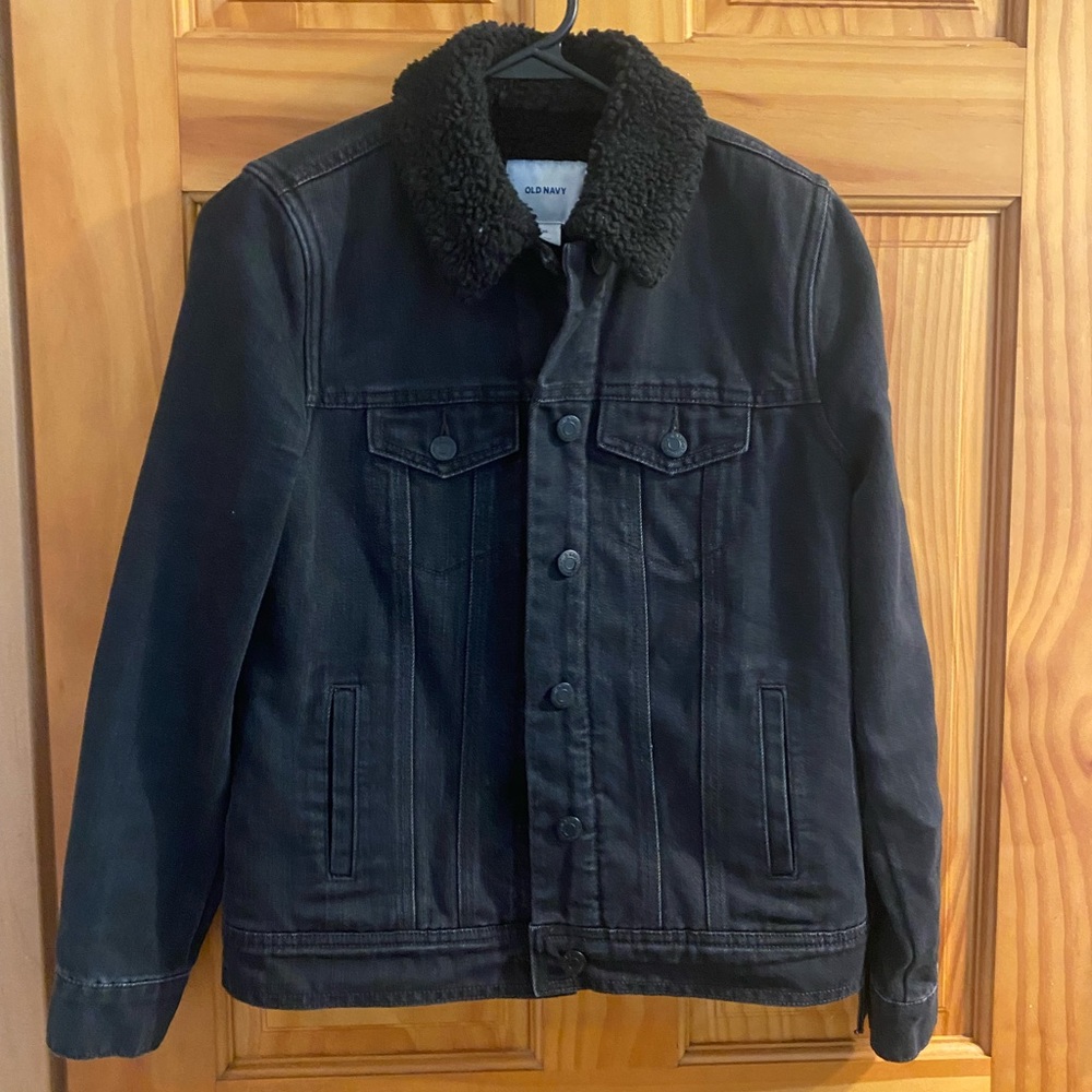 Black jean jacket